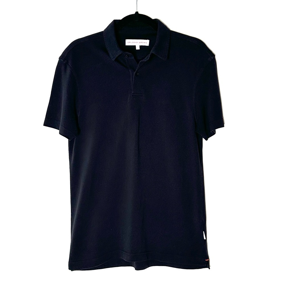 Orlebar Brown Black Short-Sleeve Polo